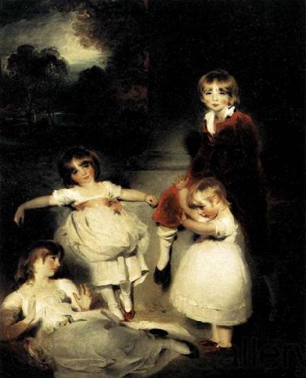 Sir Thomas Lawrence Portrait of the Children of John Angerstein France oil painting art